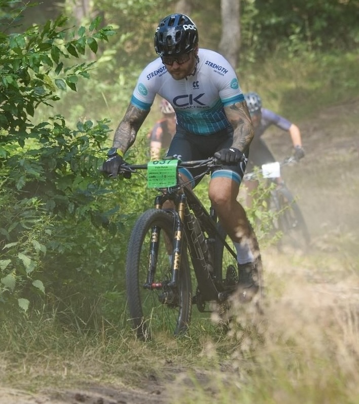 Vojtěch Řehák během cyklistického závodu